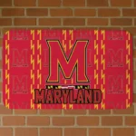 Maryland Terrapins Bolt Row Red Doormat