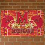 maryland-terrapins-helmet-illustration-red-doormat-best-selling.webp