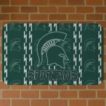Michigan State Spartans Bolt Row Green Doormat