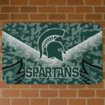 Michigan State Spartans Layered Lines Green Doormat