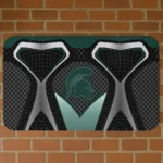 Michigan State Spartans Torso Pattern White Crocs Doormat