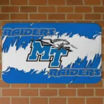 Middle Tennessee Blue Raiders Plate Rip Blue Doormat