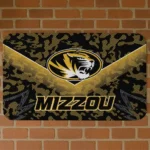 Missouri Tigers Layered Lines Black Doormat