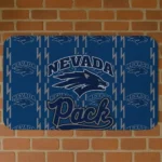 Nevada Wolf Pack Bolt Row Blue Doormat