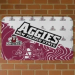 New Mexico State Aggies Football Pride Crimson Doormat