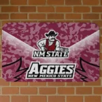 New Mexico State Aggies Layered Lines Crimson Doormat