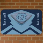 North Carolina Tar Heels Ninja Mesh Light Blue Doormat
