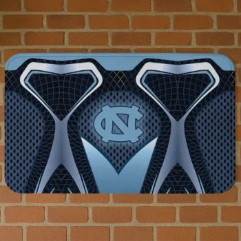 North Carolina Tar Heels Torso Pattern White Crocs Doormat