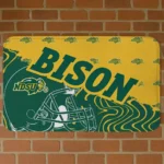 North Dakota State Bison Football Pride Green Doormat