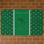 North Texas Mean Green Chevron Stack Green Doormat