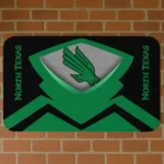North Texas Mean Green Ninja Mesh Green Doormat