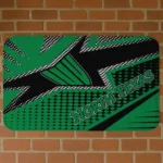North Texas Mean Green Sharp Flash Green Doormat