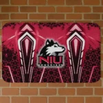 Northern Illinois Huskies Graphic Stripes Red Doormat