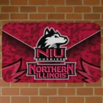 Northern Illinois Huskies Layered Lines Red Doormat