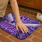 northwestern-wildcats-layered-lines-purple-doormat-best-selling.webp