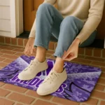 northwestern-wildcats-layered-lines-purple-doormat-best-selling.webp