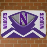 northwestern-wildcats-ninja-mesh-purple-doormat-best-selling.webp
