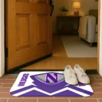northwestern-wildcats-ninja-mesh-purple-doormat-best-selling.webp