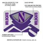 northwestern-wildcats-ninja-mesh-purple-doormat-best-selling.webp