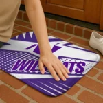 northwestern-wildcats-sharp-flash-purple-doormat-best-selling.webp