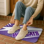 northwestern-wildcats-sharp-flash-purple-doormat-best-selling.webp