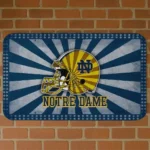 Notre Dame Fighting Irish Helmet Centerpiece Navy Doormat