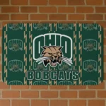 Ohio Bobcats Bolt Row Green Doormat