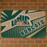 Ohio Bobcats Sharp Flash Green Doormat