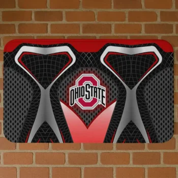 Ohio State Buckeyes Torso Pattern Black Crocs Doormat