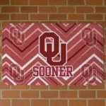 oklahoma-sooners-chevron-geometrics-crimson-doormat-best-selling.webp
