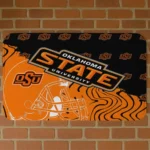 Oklahoma State Cowboys Football Pride Orange Doormat