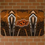 Oklahoma State Cowboys Graphic Stripes Orange Doormat