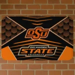 Oklahoma State Cowboys Techno Camo Orange Black Doormat