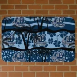 Old Dominion Monarchs Palm Silhouette Blue Black Doormat