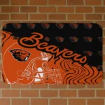 Oregon State Beavers Football Pride Orange Doormat