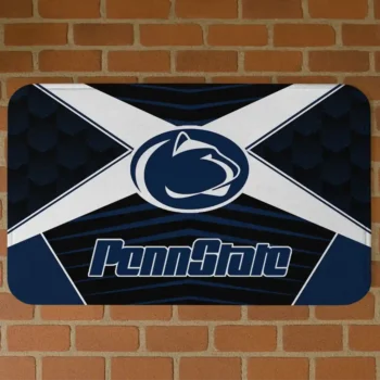 Penn State Nittany Lions Techno Camo Blue Black Doormat