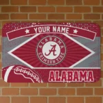 personalized-alabama-crimson-tide-football-crest-crimson-black-doormat-best-selling.webp