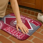 personalized-alabama-crimson-tide-football-crest-crimson-black-doormat-best-selling.webp