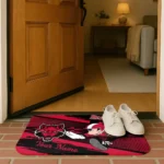 personalized-arkansas-state-red-wolves-mickey-quarterback-scarlet-black-doormat-best-selling.webp