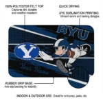 personalized-byu-cougars-mickey-quarterback-blue-black-doormat-best-selling.webp