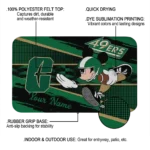 personalized-charlotte-49ers-mickey-quarterback-green-black-doormat-best-selling.webp