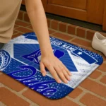 personalized-duke-blue-devils-football-crest-blue-black-doormat-best-selling.webp