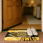 personalized-kennesaw-state-owls-football-crest-gold-black-doormat-best-selling.webp