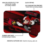 personalized-louisville-cardinals-mickey-quarterback-red-black-doormat-best-selling.webp