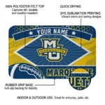 personalized-marquette-golden-eagles-football-crest-blue-black-doormat-best-selling.webp