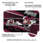 personalized-new-mexico-state-aggies-mickey-quarterback-crimson-black-doormat-best-selling.webp
