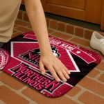 personalized-northern-illinois-huskies-football-crest-red-black-doormat-best-selling.webp
