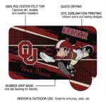 personalized-oklahoma-sooners-mickey-quarterback-crimson-black-doormat-best-selling.webp