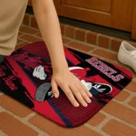 personalized-ole-miss-rebels-mickey-quarterback-red-black-doormat-best-selling.webp