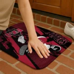 personalized-san-diego-state-aztecs-mickey-quarterback-red-black-doormat-best-selling.webp